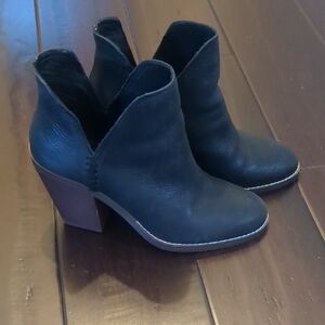 Crown Vintage Black Ankle Booties